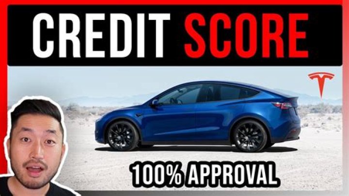 What credit score do you need to finance a Tesla?