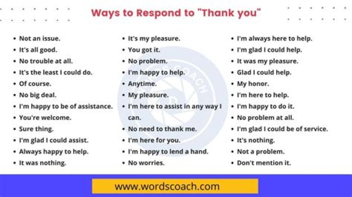 What do you reply when someone says no need to thank?