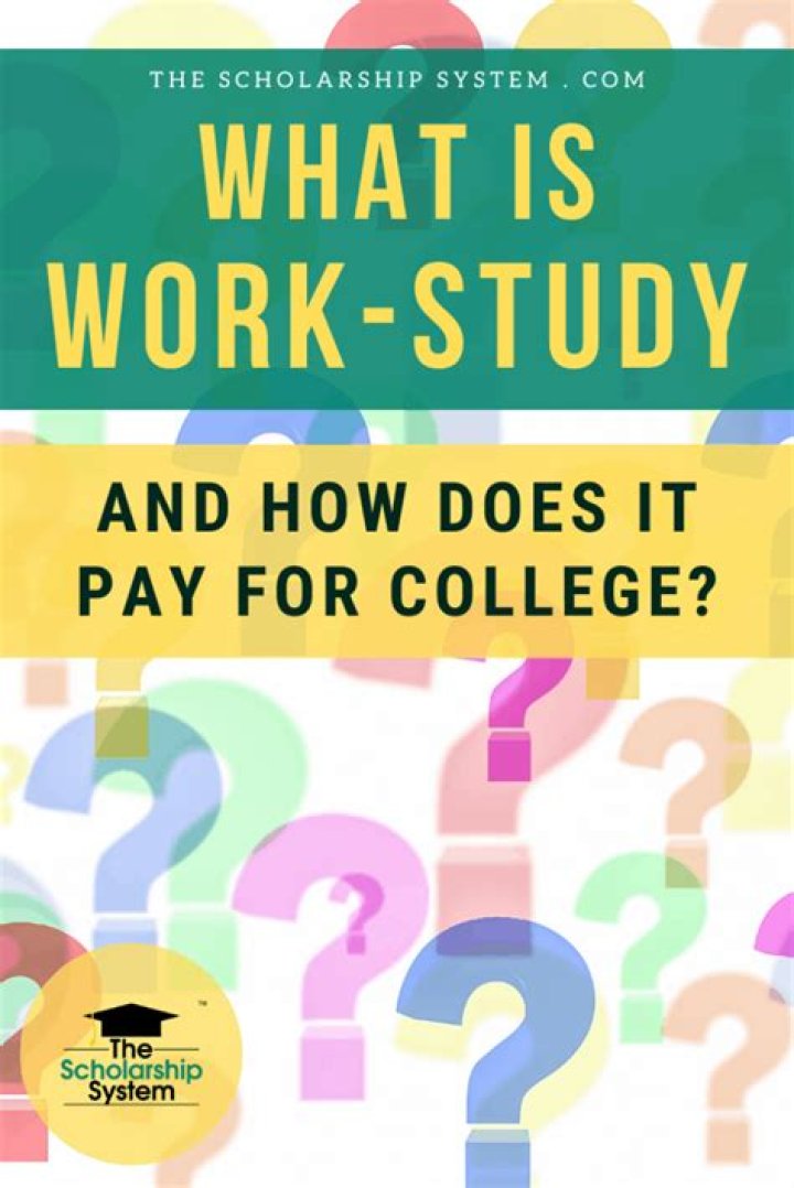 What does a work study job provide?