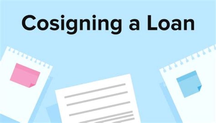What does cosigning for a student loan mean?
