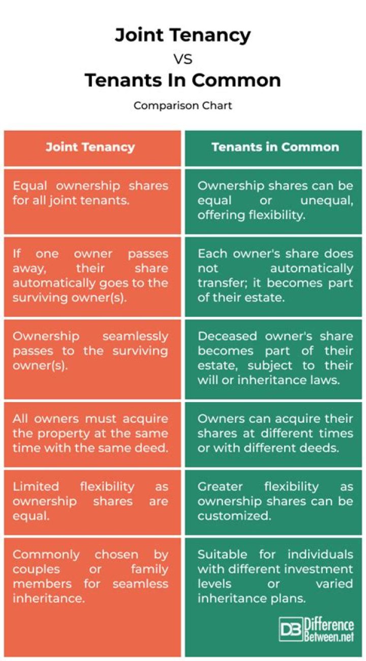 What does it mean to hold something in joint tenancy with someone?