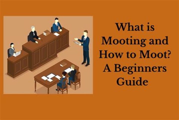 What does mooting mean in law?