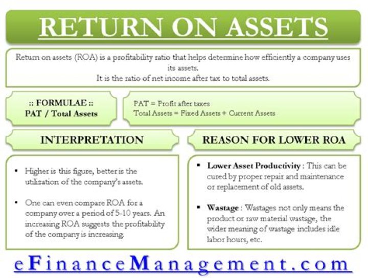 What does return on assets ratio tell you?