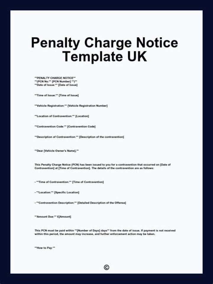 What happens when you get a penalty notice?