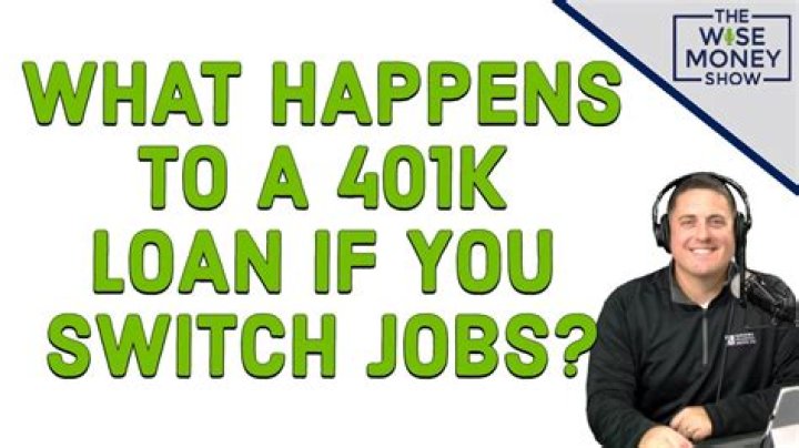 What happens when you switch companies 401k?