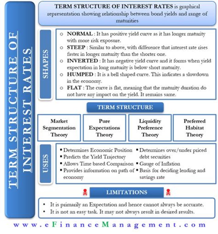 What influences the term structure of interest rates?