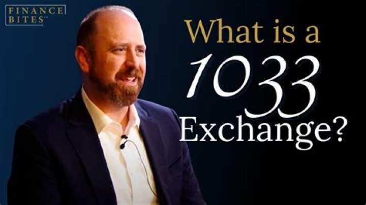 What is a 1033 exchange?