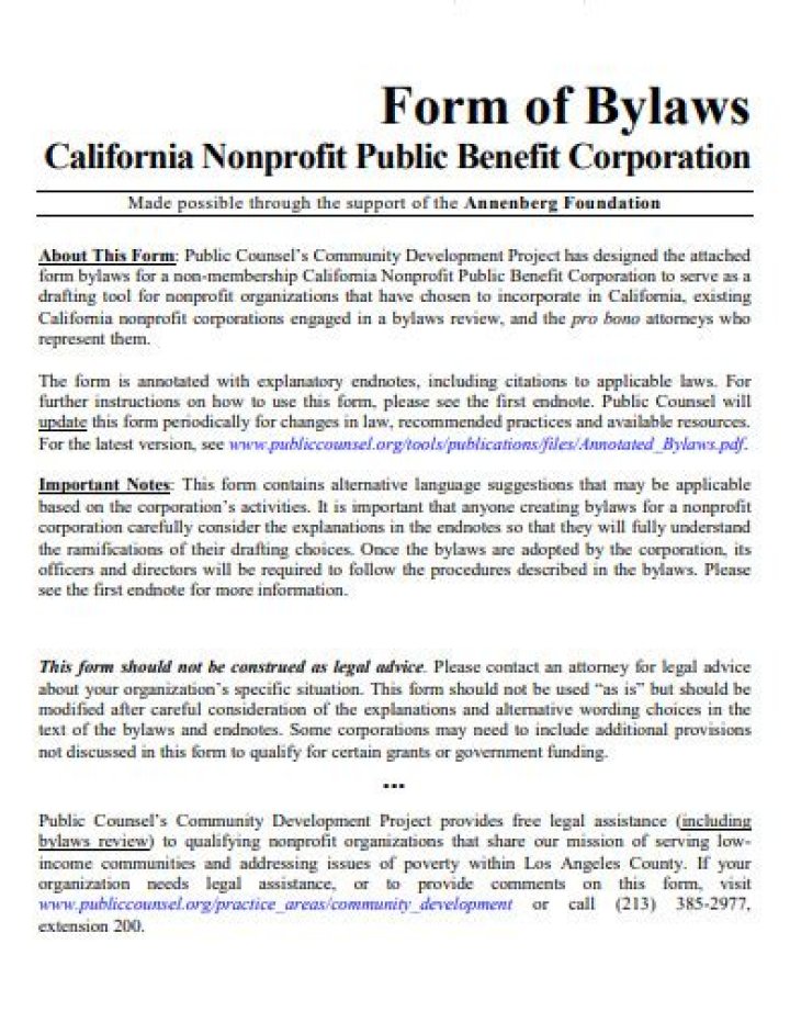 What is a California nonprofit public benefit corporation?