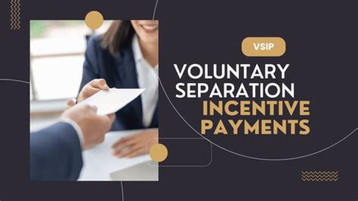 What is a typical voluntary separation package?