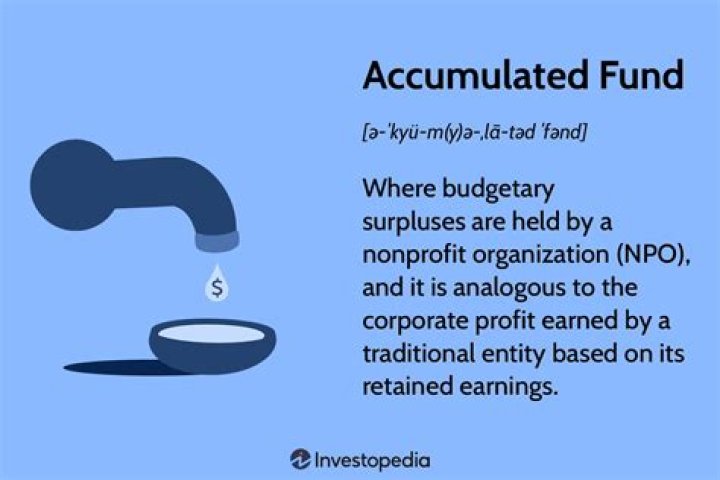 What is an accumulated fund in business?