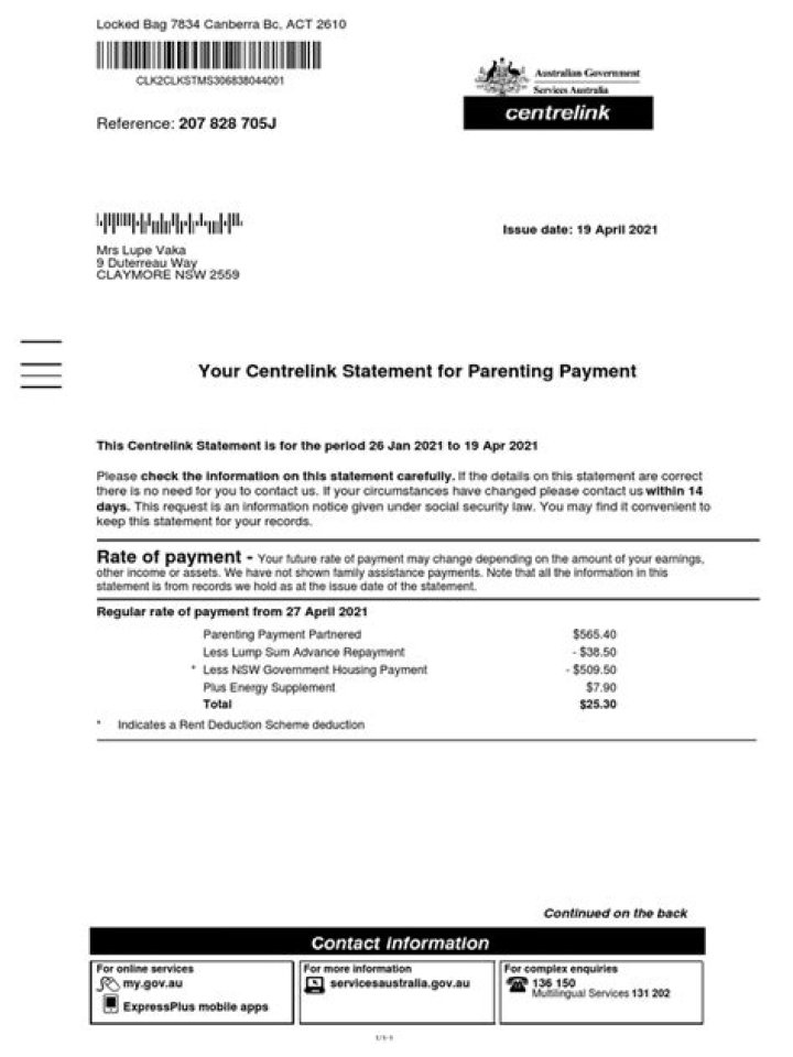What is Family Assistance Centrelink?