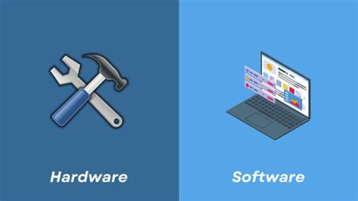 What is hardware and software in technology?
