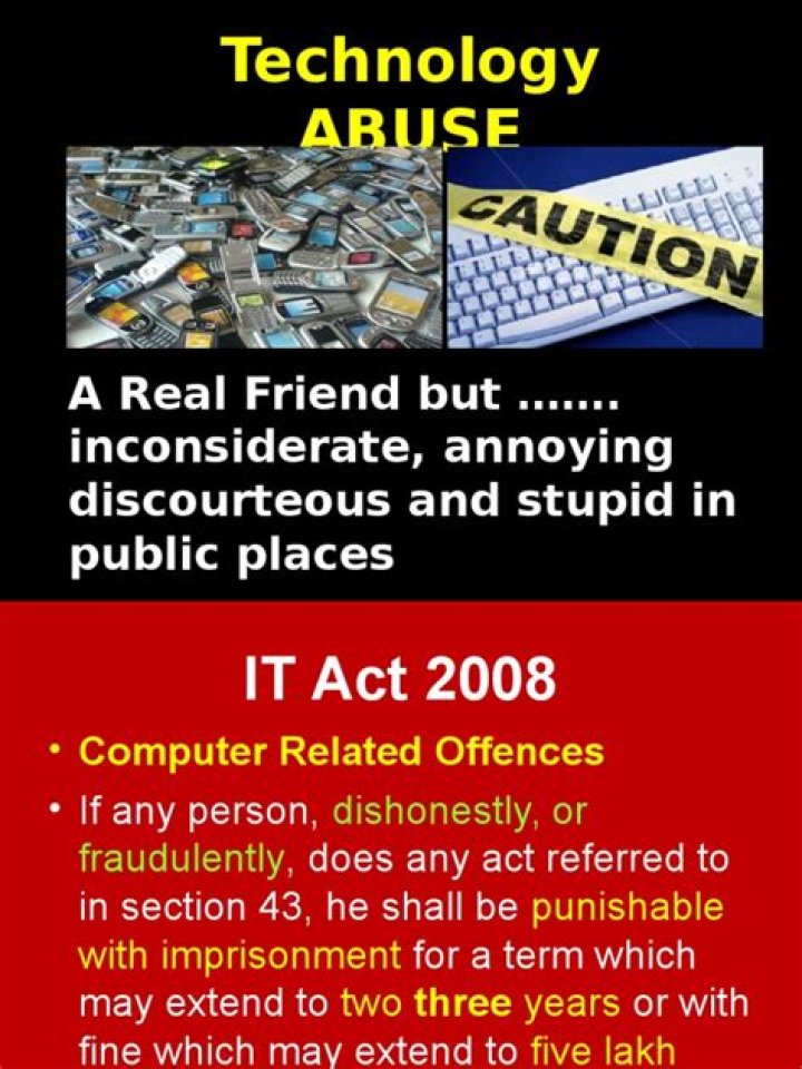 What is information technology abuse?