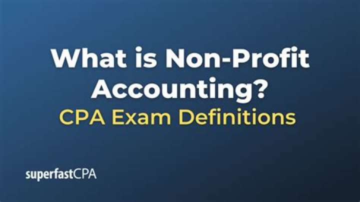 What is non profit accounting?