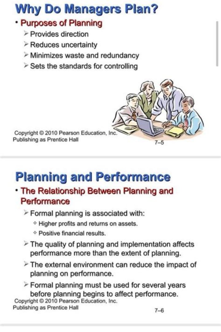 What is planning and why do managers plan?