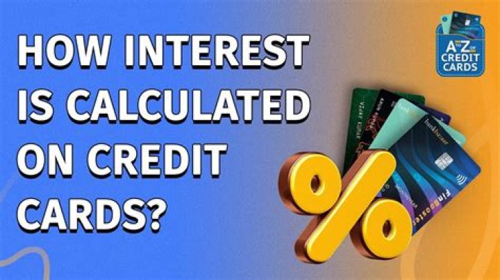 What is rate of interest on credit card?