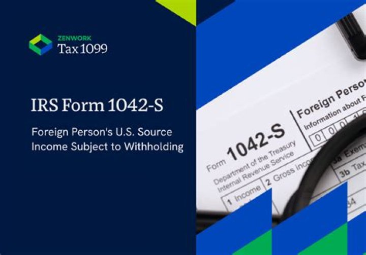 What is reported on 1042-s?