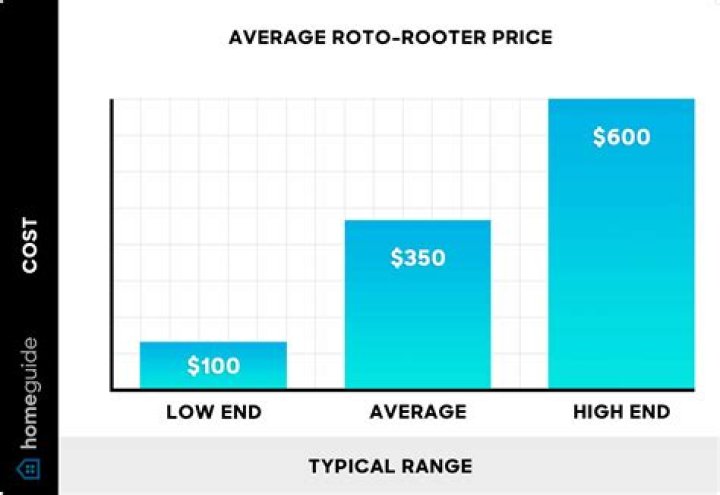 What is the average cost for Roto-Rooter?