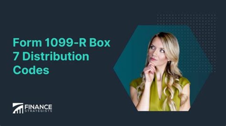 What is the early distribution code for 1099-R?
