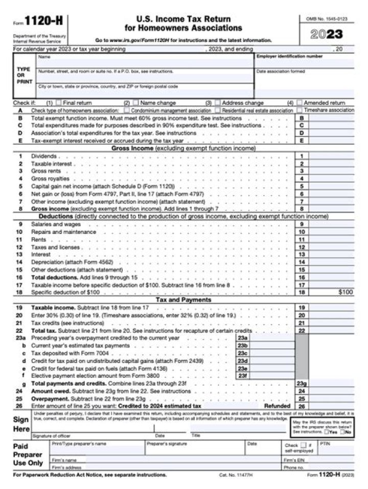 What is the extended due date for Form 1120 H?