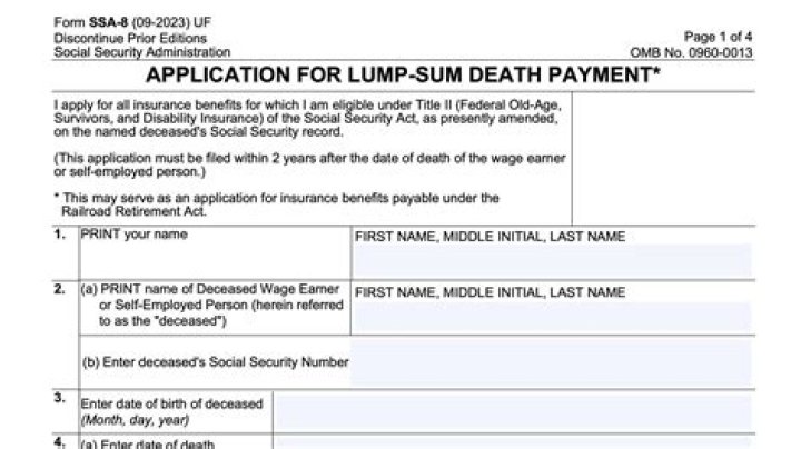 What is the lump sum death benefit option?