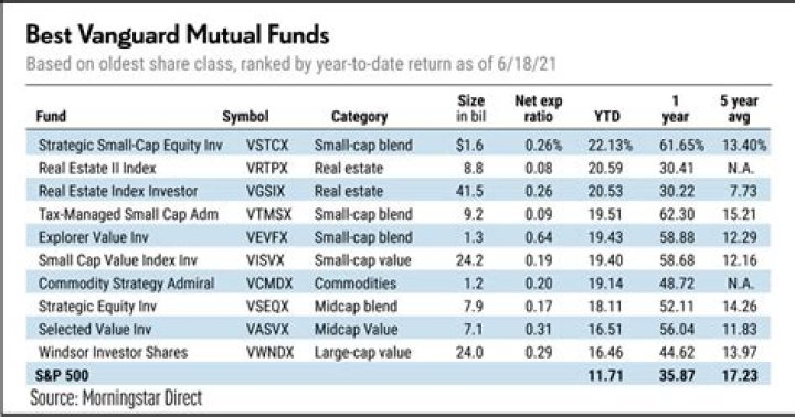 What is the most aggressive vanguard stock?