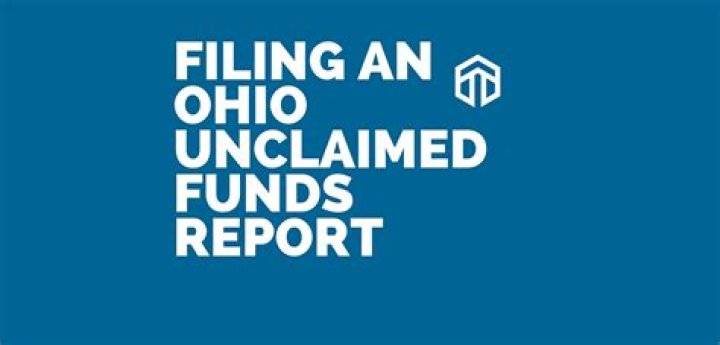 What is the Ohio unclaimed funds report?