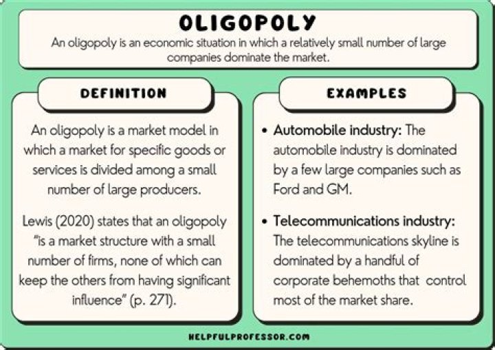 What is the oligopoly problem?