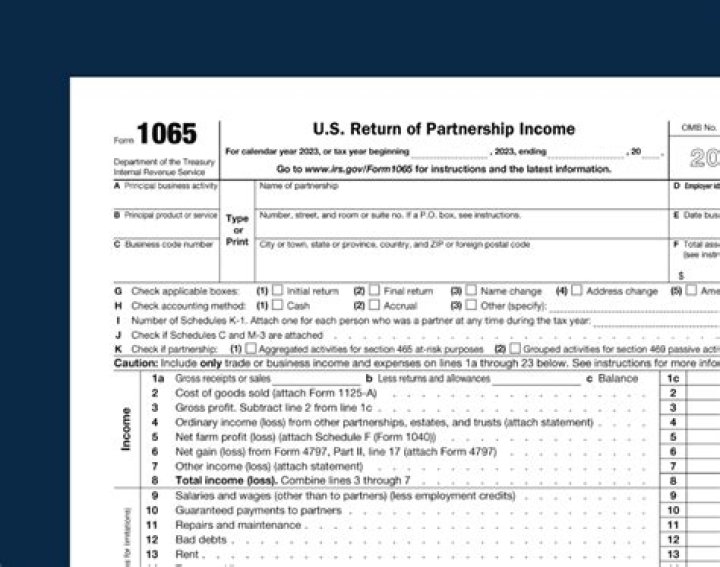 What is the penalty for not filing Form 1065 on time?