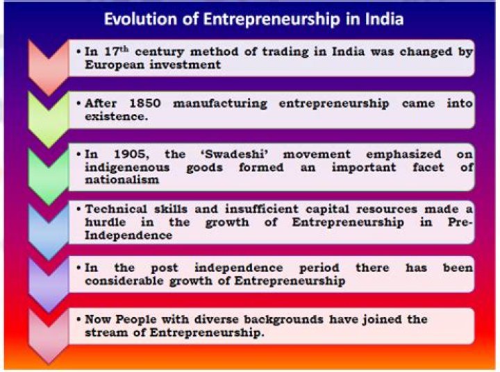 What is the role of government and other institution in the development of entrepreneurship in India?