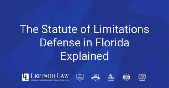 What is the statute of limitations on a bad check in Florida?