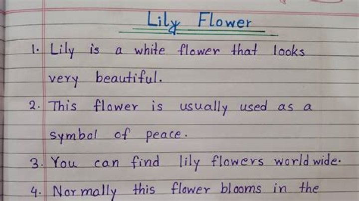 What name is Lily short for?