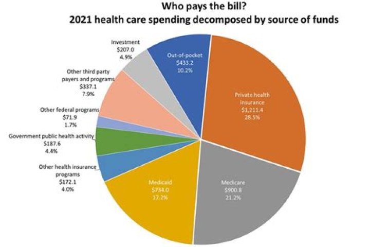 What percentage of health insurance pays 2021?