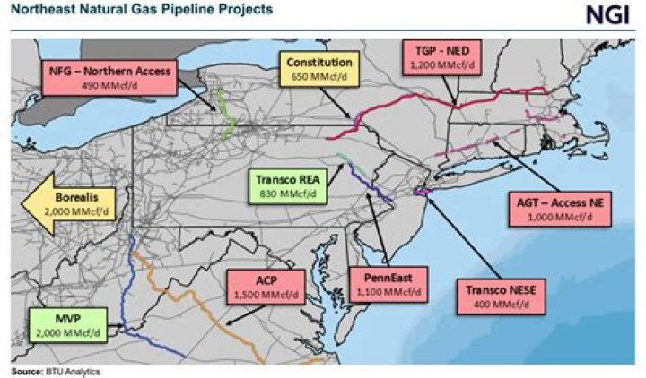 What pipeline is being built in Texas?