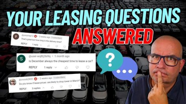 What questions do I ask when leasing a car?