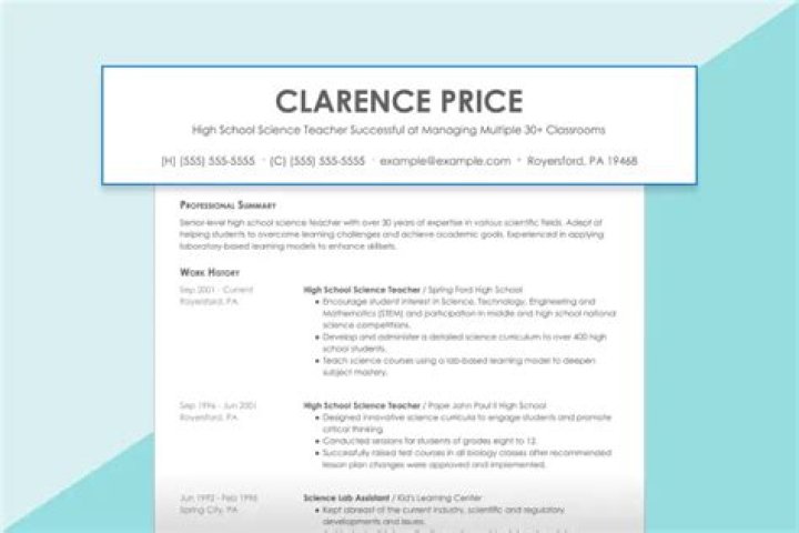 What should I put for my resume headline?