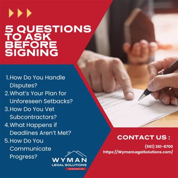 What should you not ask a contractor?