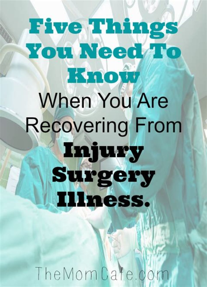 What to do when you are recovering from surgery?