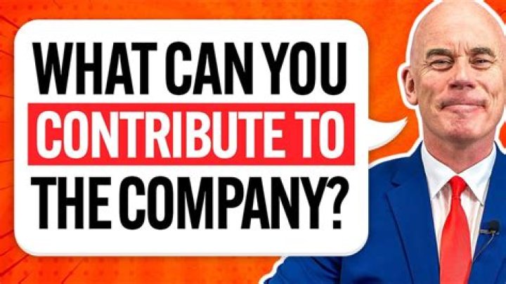 What was your contribution to the company?