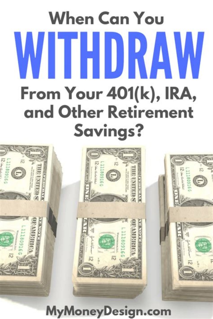 When can you withdraw from 401b?