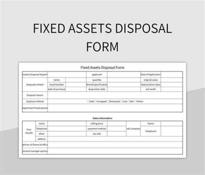When should an asset be disposed?