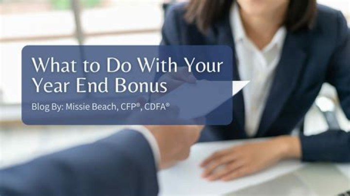 When should I expect my year-end bonus?