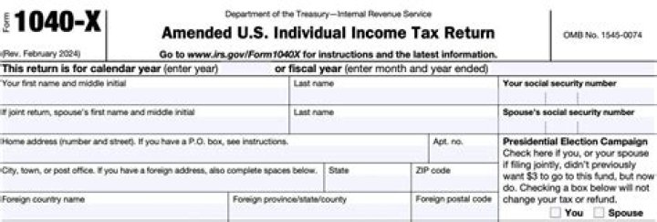 When to use Form 1040X instead of 1040NR?