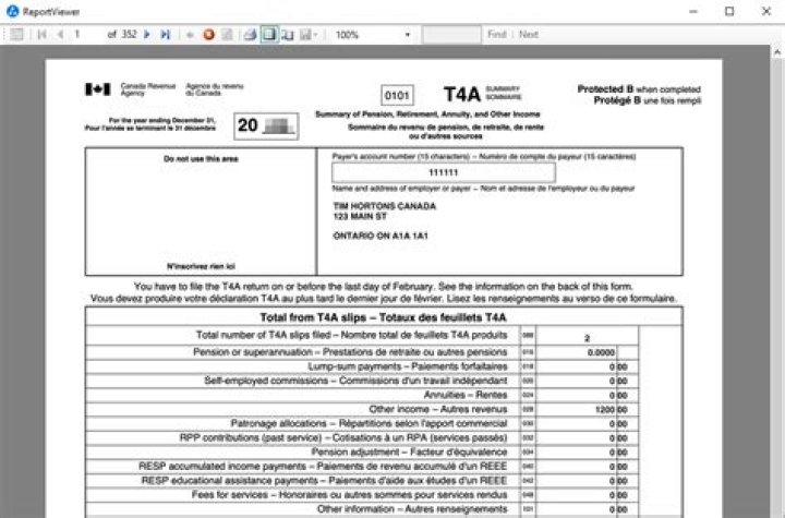 Where do I enter T4A P?