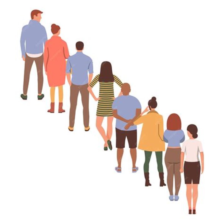 Where do people stand in line?