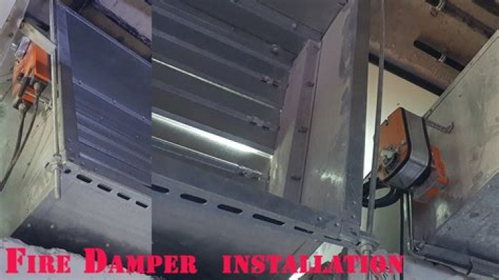 Where should dampers be installed?