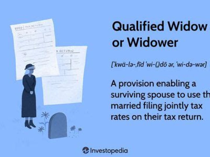 Who can claim qualified widower?