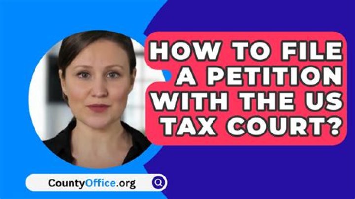 Who can file a petition with the Tax Court?
