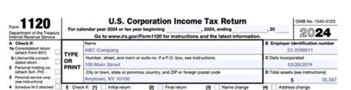 Who can sign an 1120 tax return?