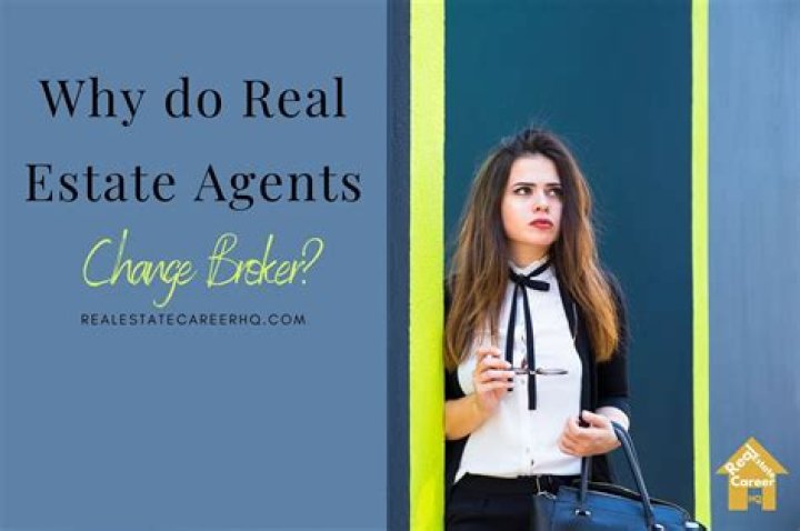 Why do real estate agents change offices?